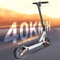 Trottinette électrique adulte KEPOW Premium 500W, vitesse élevée 40 km/h, 48V 10AH, autonomie 35 km, pneus de 10 pouces, double suspension, application intelligente pour les trajets domicile-travail 4