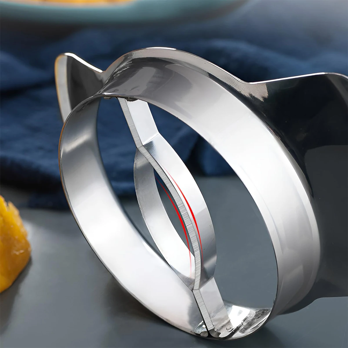 Mango Cutting Stainless Steel Fruit Slicer Apple Slicer Fruit 6-part Mango Core Pulling And Pit Removing Device