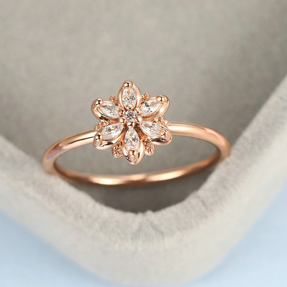 ZHOUYANG Geometrische Ringe Für Frauen Einzigartige Stil Big Zirkonia Silber Farbe Hochzeit Engagement Geschenke Mode Schmuck R655