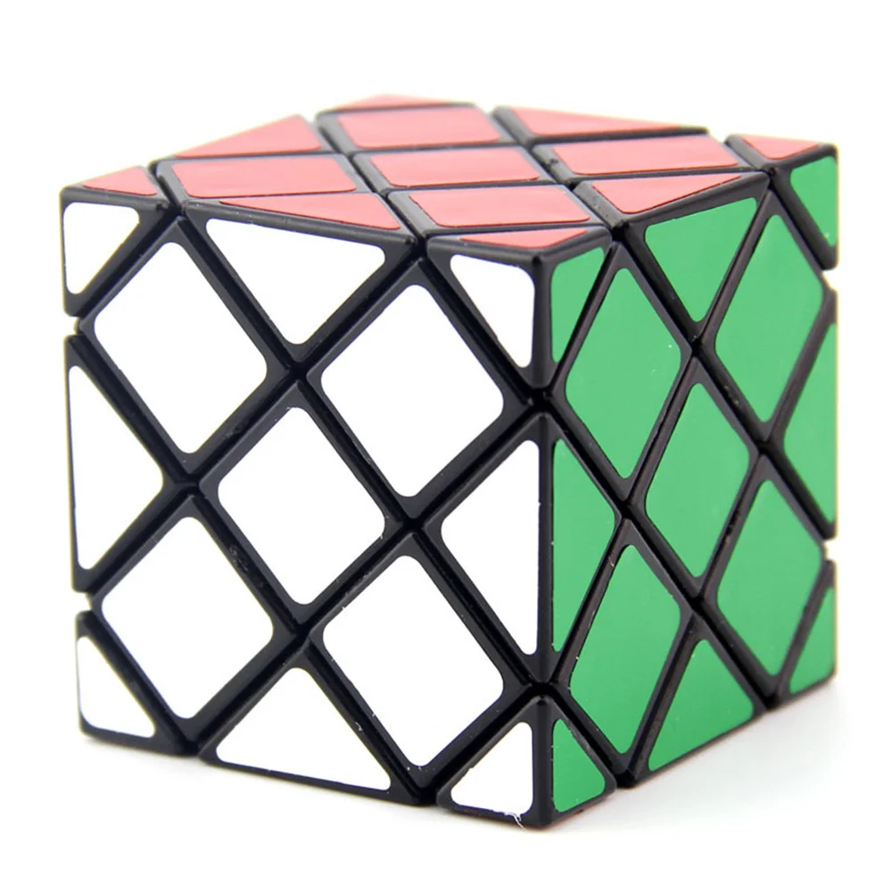 

LanLan 8 Axis Hexahedron 6 Surface Twisty 4Layers Skewbed Magic Cube Speed Puzzle Antistress Toys For Children Cubo Magico Gift