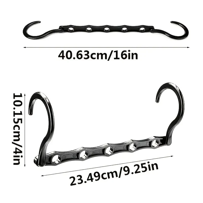 10-Piece Space-Saving Magic Hanger Set - Sturdy Plastic Clothes Organizer