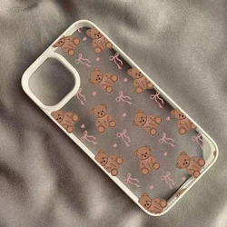 Charming Teddy Bear Bowknot Phone Case - Adorable Design with Enhanced Protection - Galaxy S20 FE (2)