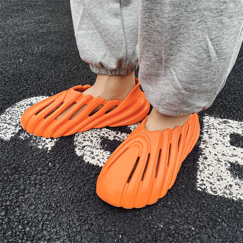 Breathe Beach Sandals   Unisex Anywear Mens Women’s Yeez Foam Runner Shoes Slip On Breathable Cool Beach Sandal Lightweight Summer Slides Footwear Trending for Man Woman Size 36-45