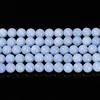 Wholesale 6 8 10mm Natural Angelite Stone Bead Round Loose Spacer For Jewelry Making Diy Necklace Bracelet Accessory Finding 15" 2