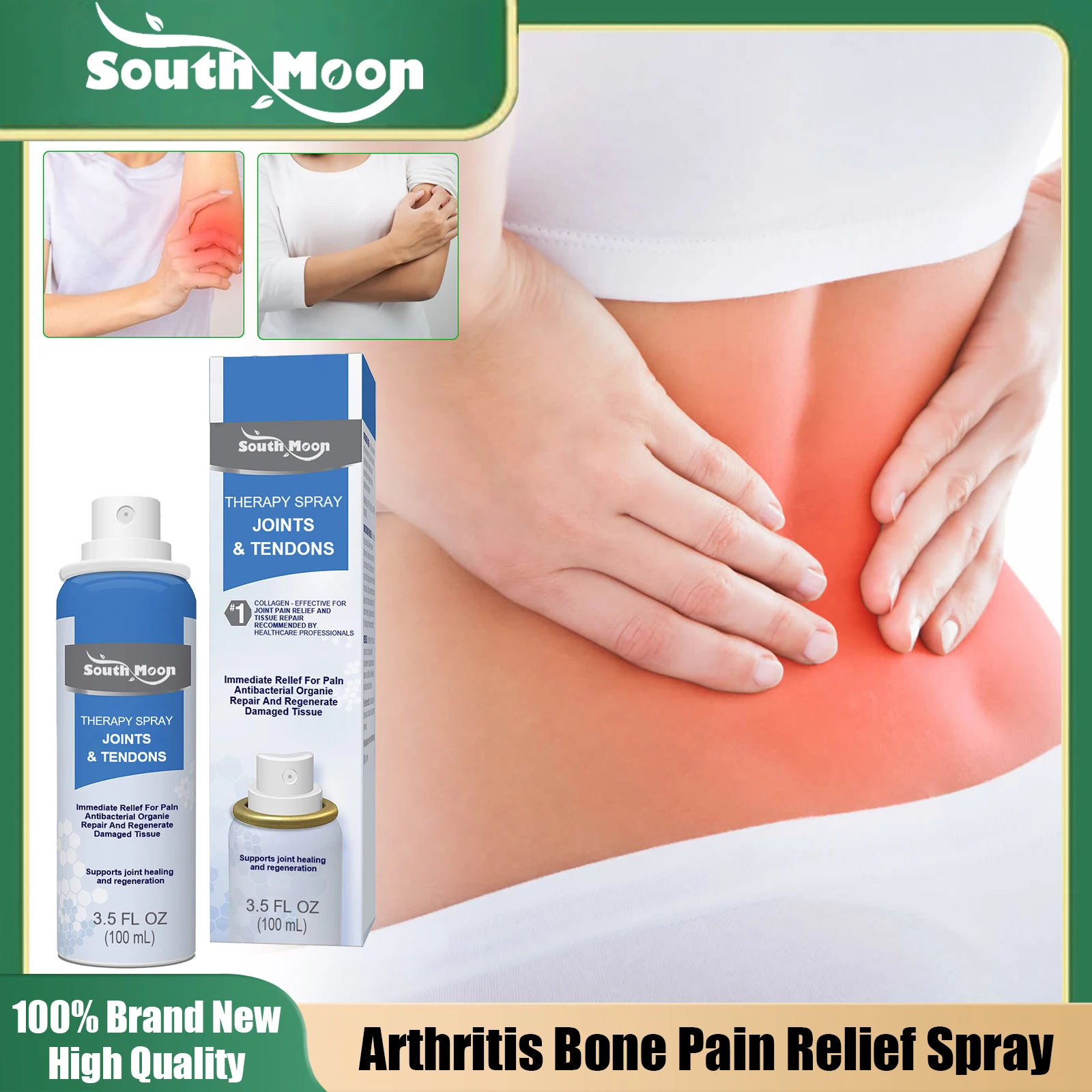 

Bone Spray Pain Relief Rheumatoid Muscle Sprain Joint Swollen Knee Waist Shoulder Pain Relief Lumbar Disc Herniation Treat Spray