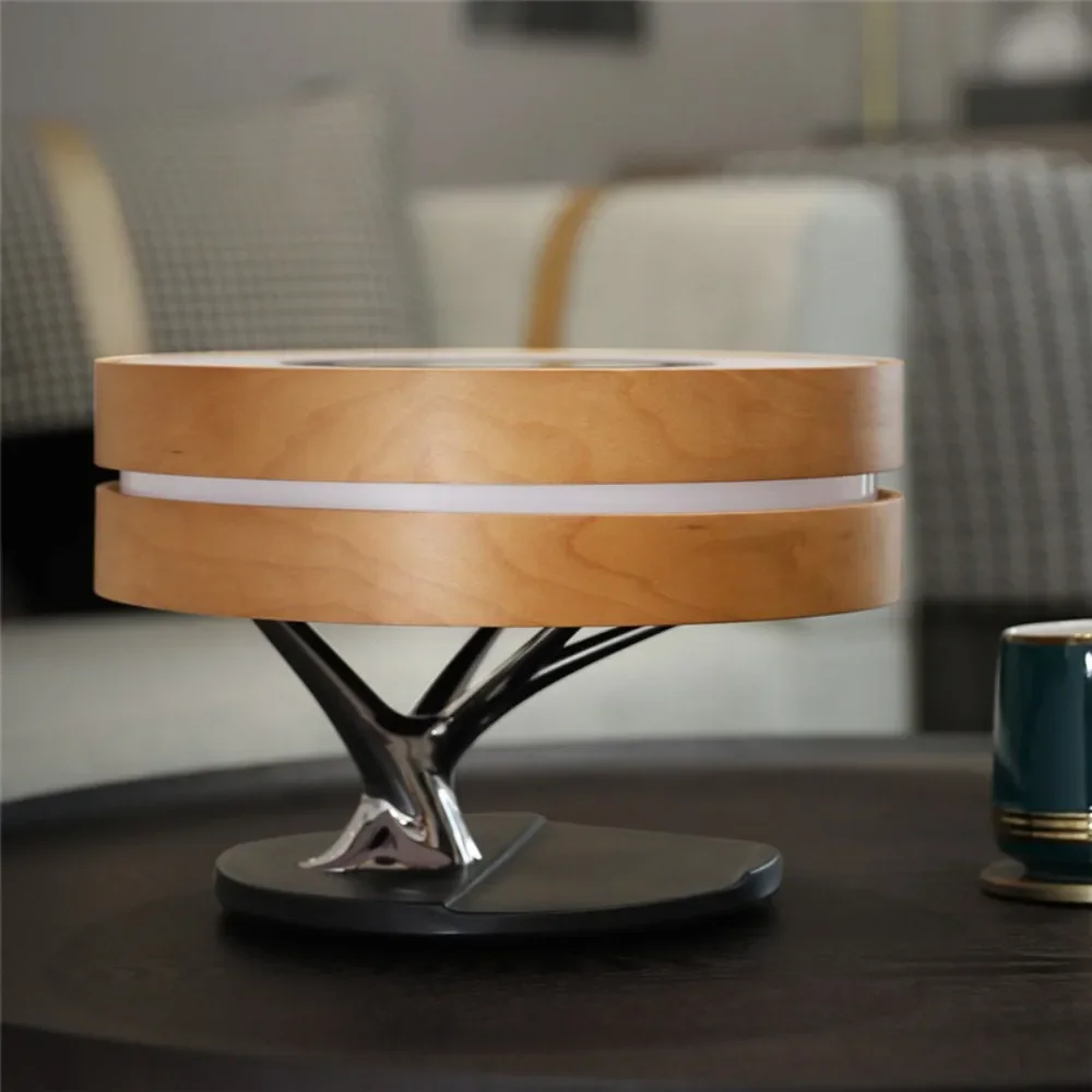 

Lin Xi's Bluetooth speaker, desk lamp, creative gift, clock, bedroom, bedside lamp, light luxury decoration, intelligent wireles