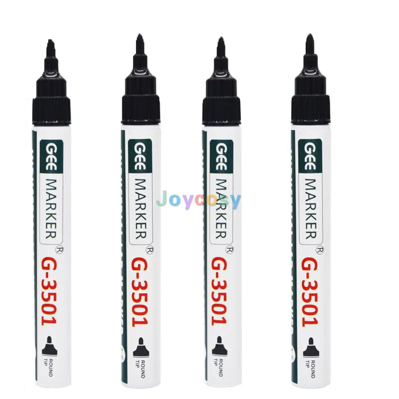 6개/몫 Geemarker G-3501 알코올 실험실 마커 - 속건성, 방수 산업용 마킹 펜, 친환경 및 퇴색 방지