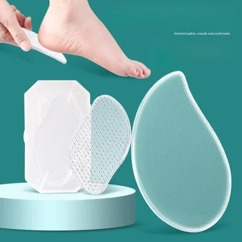 Forma di mango Nano Vetro Double-sided Raspa Del Piede Tallone File Duro Pelle Morta Rimozione Callo Esfoliante Pedicure Cura Strumento di File Del Piede 1