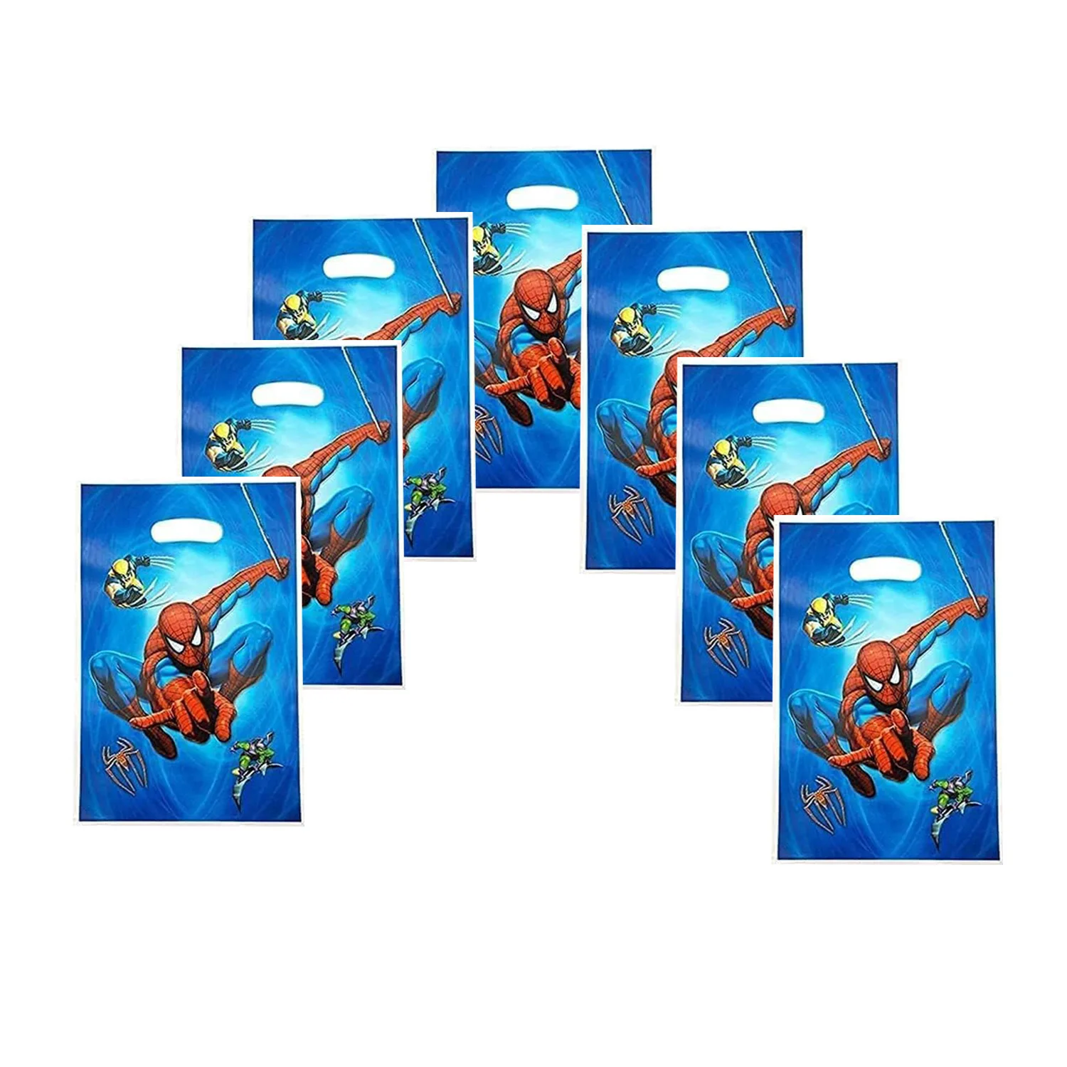 

Spider-man Kids Birthday Party Gift Return bag Candy cookie bag Plastic wrap Captain America League of Legends