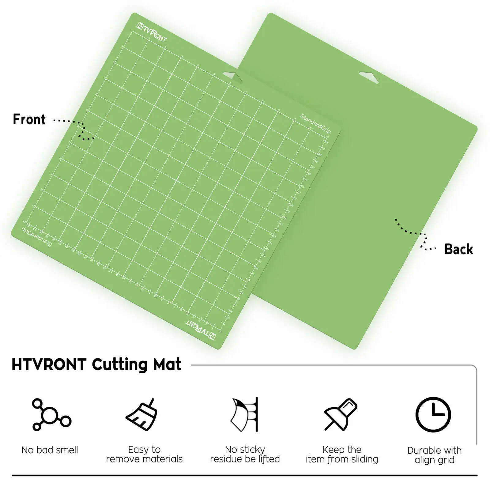 6&3 Pack 12x12in Green PVC Adhesive Cutting Mat Base Plate Pad for Explore Air/Air2/Maker DIY Engraving Machine cutting mat cutting pad