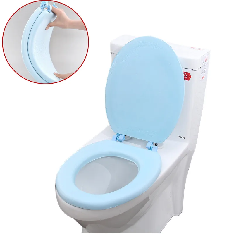

EVA Toilet Cover Bathroom Warmer Toilet Seat EVA Waterproof Toilet Seat Cover Pad Waterproof Removable Toilet Seat Pad Household