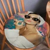 Vintage Audrey Hepburn Modern Minimalist Style Seat Cushion Office Dining Stool Pad Sponge Sofa Mat Non-Slip Chair Cushions 3