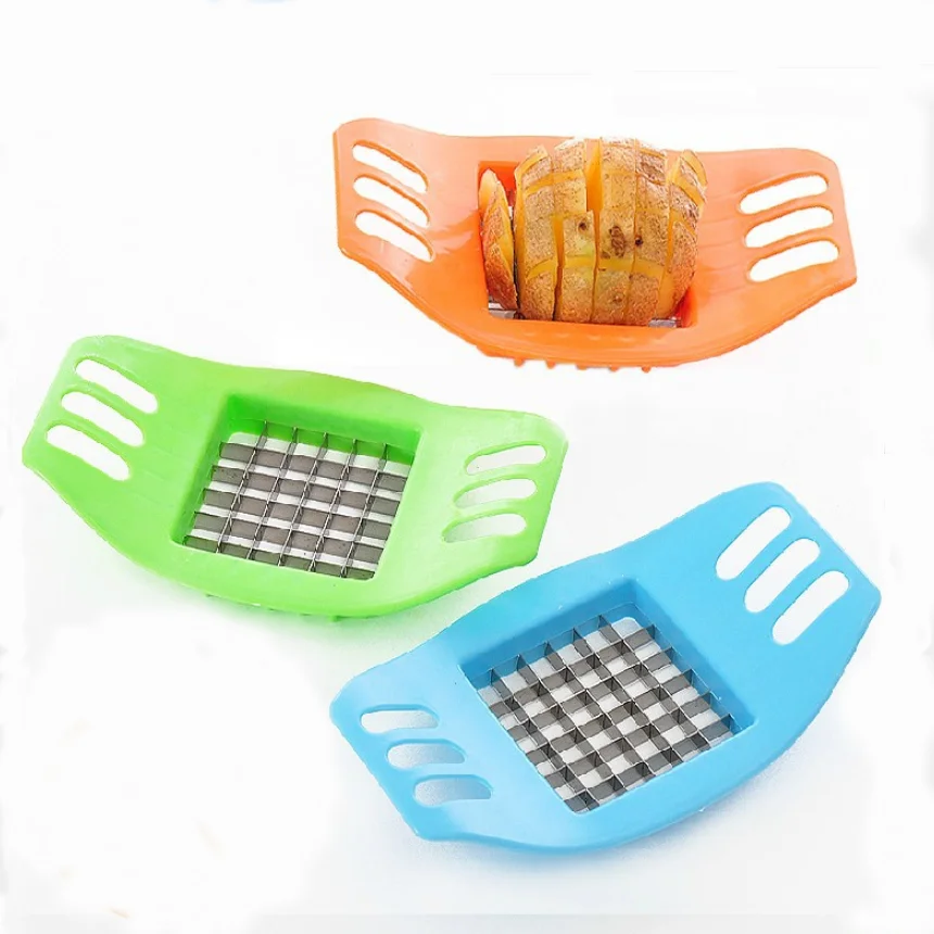 Potato Cutting Device Cut Fries Kit French Fry Yarn Cutter Set Potato Carrot Vegetable Slicer Chopper Chips Making Tool vegetable slicer french fry cutter