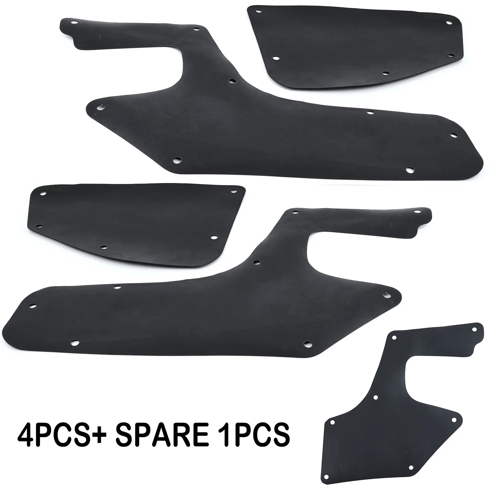 5pc Für Toyota 4Runner N180 3rd gen Hilux Surf SW4 1996-2002 Gummi Splash Schilde Innere Kotflügel Liner schürze Dichtungen Wachen & Clips – Detail 5