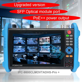 Tester per telecamera IP touch IPS da 7 pollici, tester CCTV 8K IP H.265/8MP AHD TVI CVI con 90W PoE++, controllo PTZ, test cavo TDR UTP/RJ45