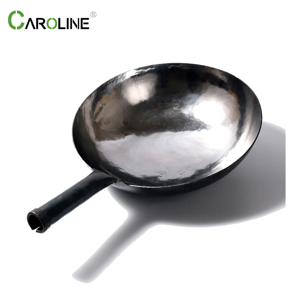 High Density Chinese Traditional Handmade Wok Durable Iron Woks