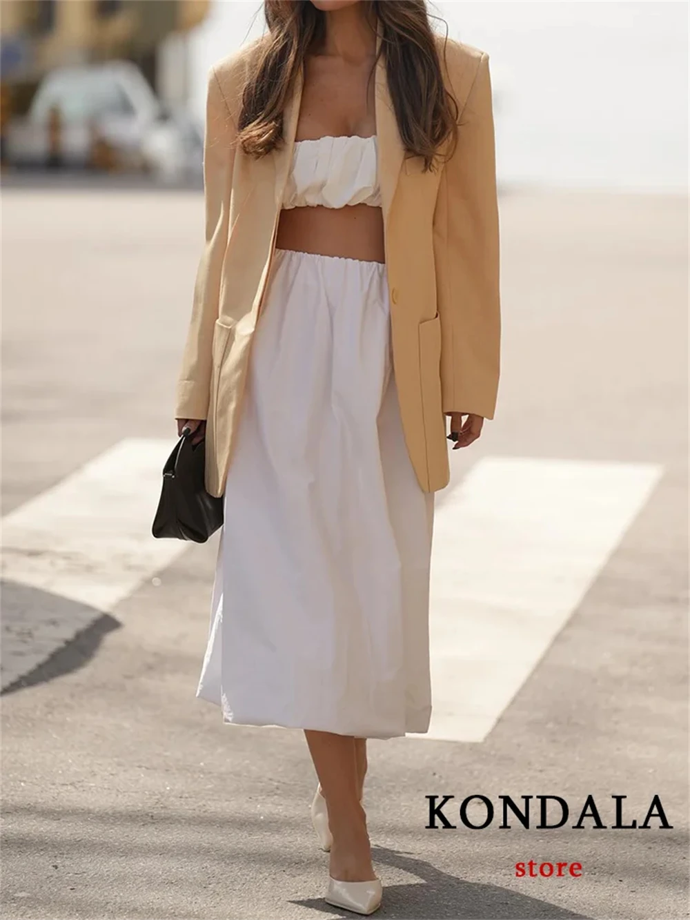SHEIN WYWH Gonne pizzo a contrasto con volant | SHEIN ALIA
