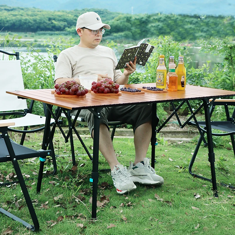 

Picnic Folding Camping Table Coffee Tourist Small Lightweight Computer Tables Dining Room Service Mesa Plegable Garden Furniture