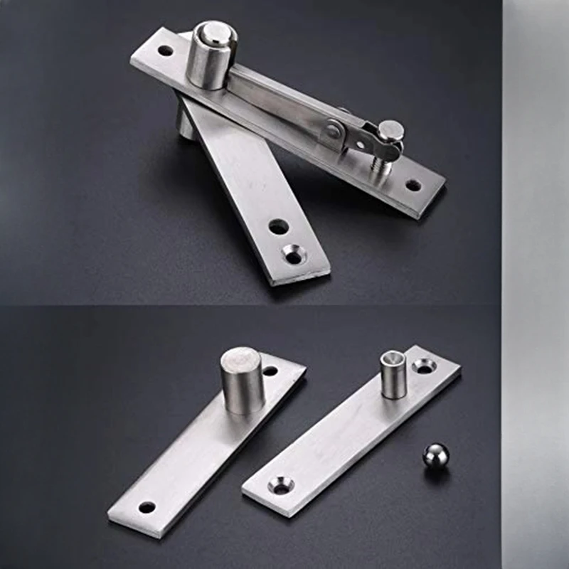 Stainless Steel Pivot Heavy Duty Rotating Shaft Wooden Door Hinge Shaft Murphy Positioning Door Hidden Axis 360-degree