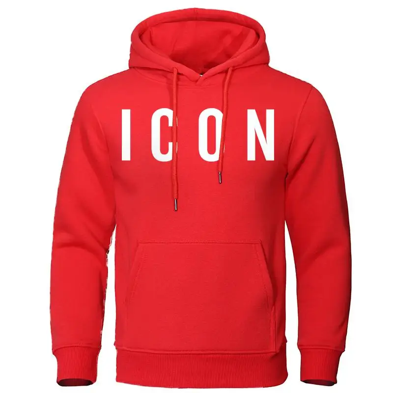 Hip Hop Hoodies Icon 2022 S-3XL Oversized red Hip Hop Hoodies Icon 2022 S-3XL Oversized red