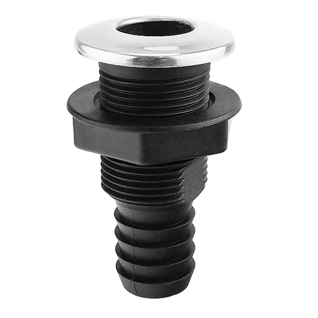 

20mm Plastic Thru-Hull Bilge Pump Aerator Hose Fitting for Boat Marine