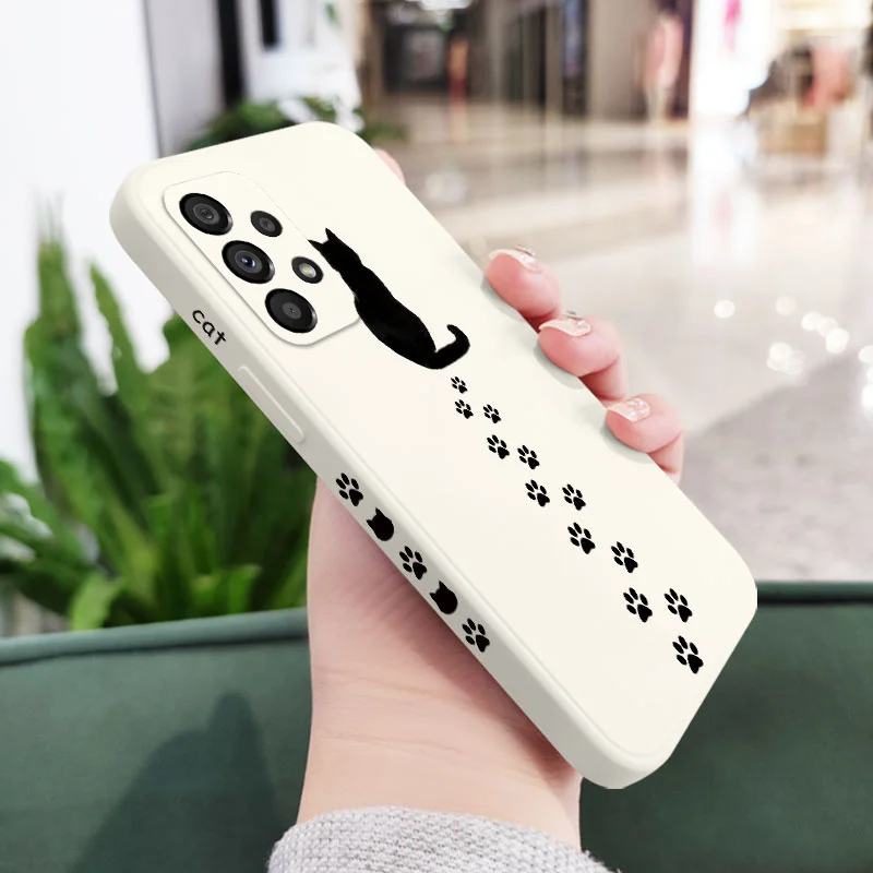 Cat Footprints Phone Case with Cute and Durable Design