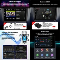 LEHX L6PRO 2Din Android 15 Carplay Autoradio Stéréo pour Opel Astra H G J Zafira B Corsa D C Antara Vectra Vivaro GPS 2