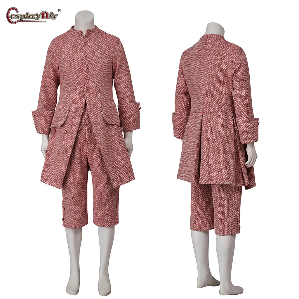 

Мужские костюмы Cosplaydiy в британском стиле, бриджи до середины 18-го века, жилет, брюки, костюм на день джентльмена, наряд L320