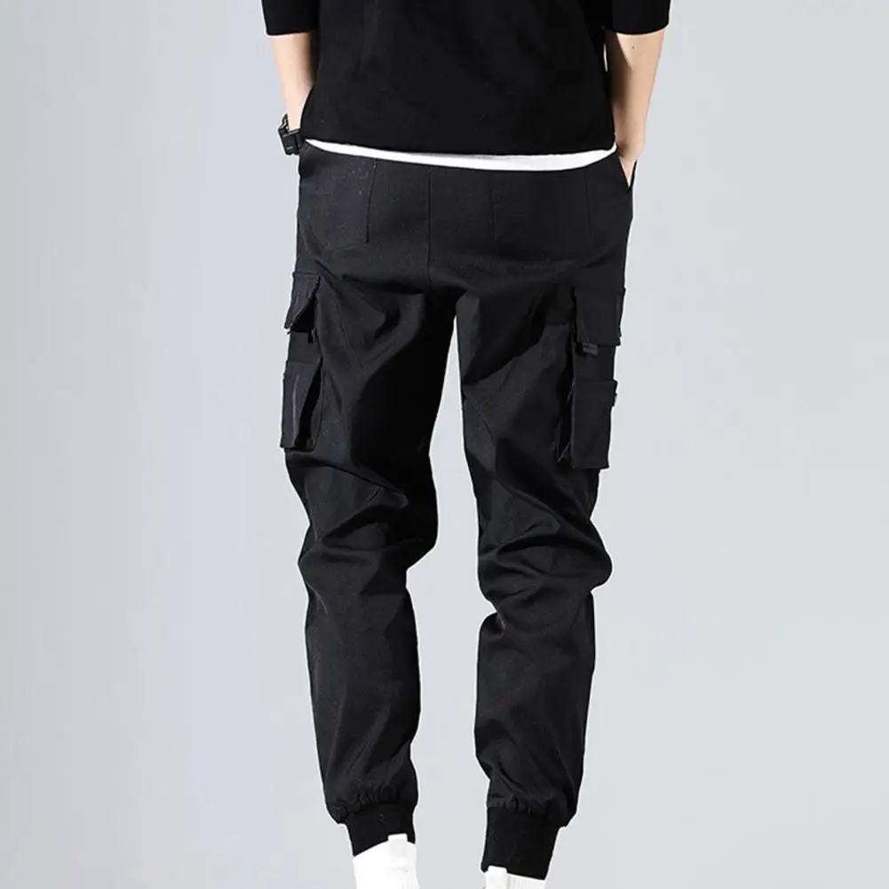 Cargo Pants Military Cargo Pants Men Casual Pants Spring Men Pants Hip Hop Harem Joggers Trousers Solid Multi-pocket Cargo Skinny Fit Sweatpants
