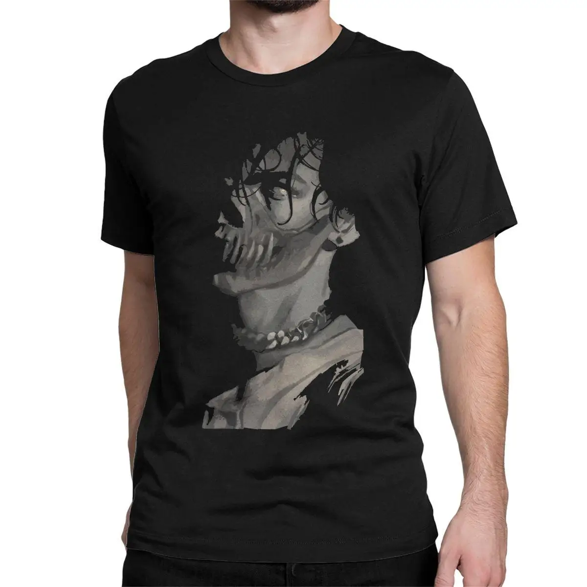 

Men Corpse Husband Terrifying Story T Shirt Pure Cotton Clothes Novelty Short Sleeve Crew Neck Tees 6XL T-Shirts