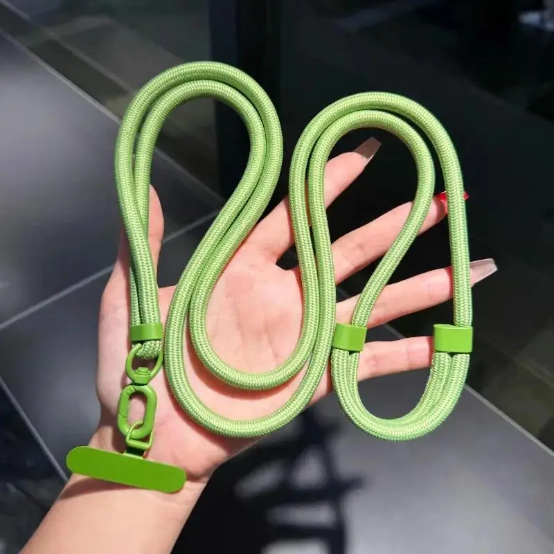 Universal Mobile Phone Lanyard with 360° Rotating Clip and Adjustable Crossbody Strap