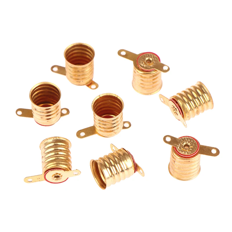 E10 Screw-Type Lamp Base Holder 10PCS lamp holder lamp bulb holder lamp base led lamp base diy lighting accessories