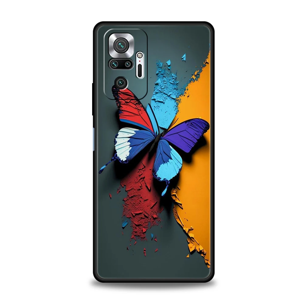 Elegant Butterfly Design Soft TPU Phone Case Cover