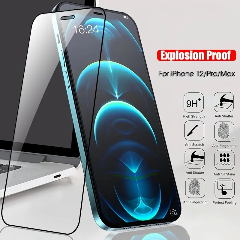 

4PCS Screen Protector For IPhone 11Pro Max 7 8 Plus XR XS Max X Tempered Glass For 12Pro 13 14Pro Max Protective Film