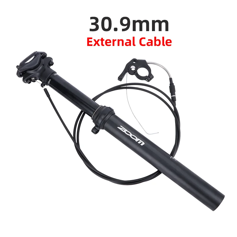 Zoom Dropper Sattelstützenhebel 30,9 mm 31,6 mm MTB interne externe Drahtsteuerung Sattelstütze höhenverstellbares Fahrradsitzrohr – Detail 10