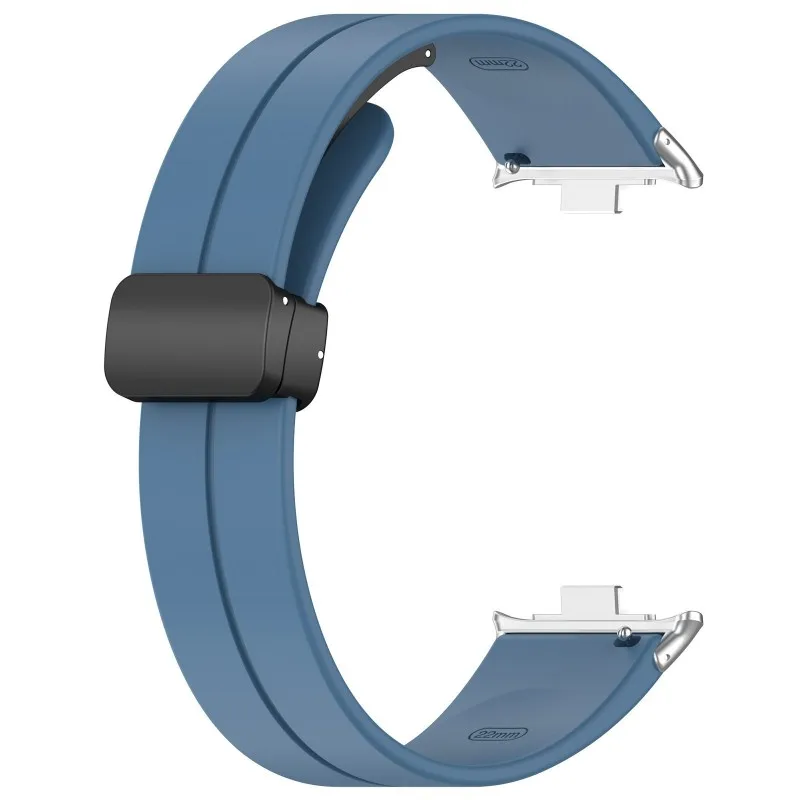Silicone Magnetic Strap Loop Bracelet for Smartwatch Wristbands