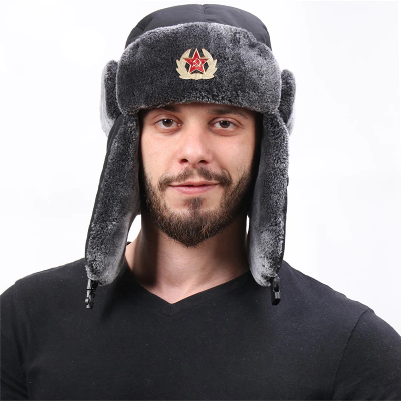 Cappello Invernale Ushanka In Finta Pelliccia - Stile Russo Sovietico Trapper Hunter Per Uomo E Donna