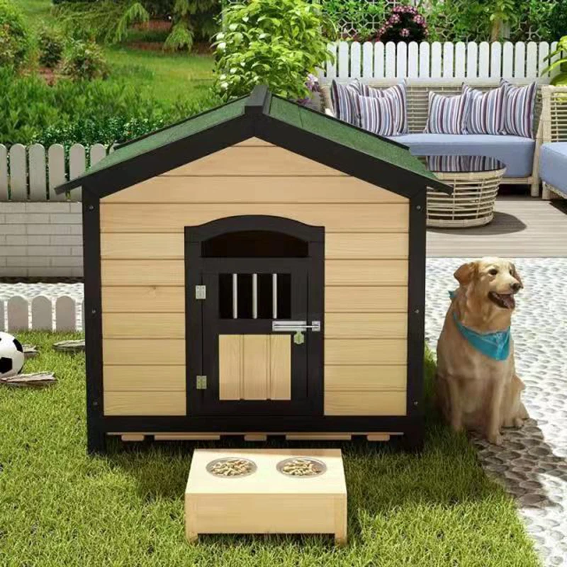 Wood Cat Accessories Dog House Indoor Toys Large Cage Cover Fence