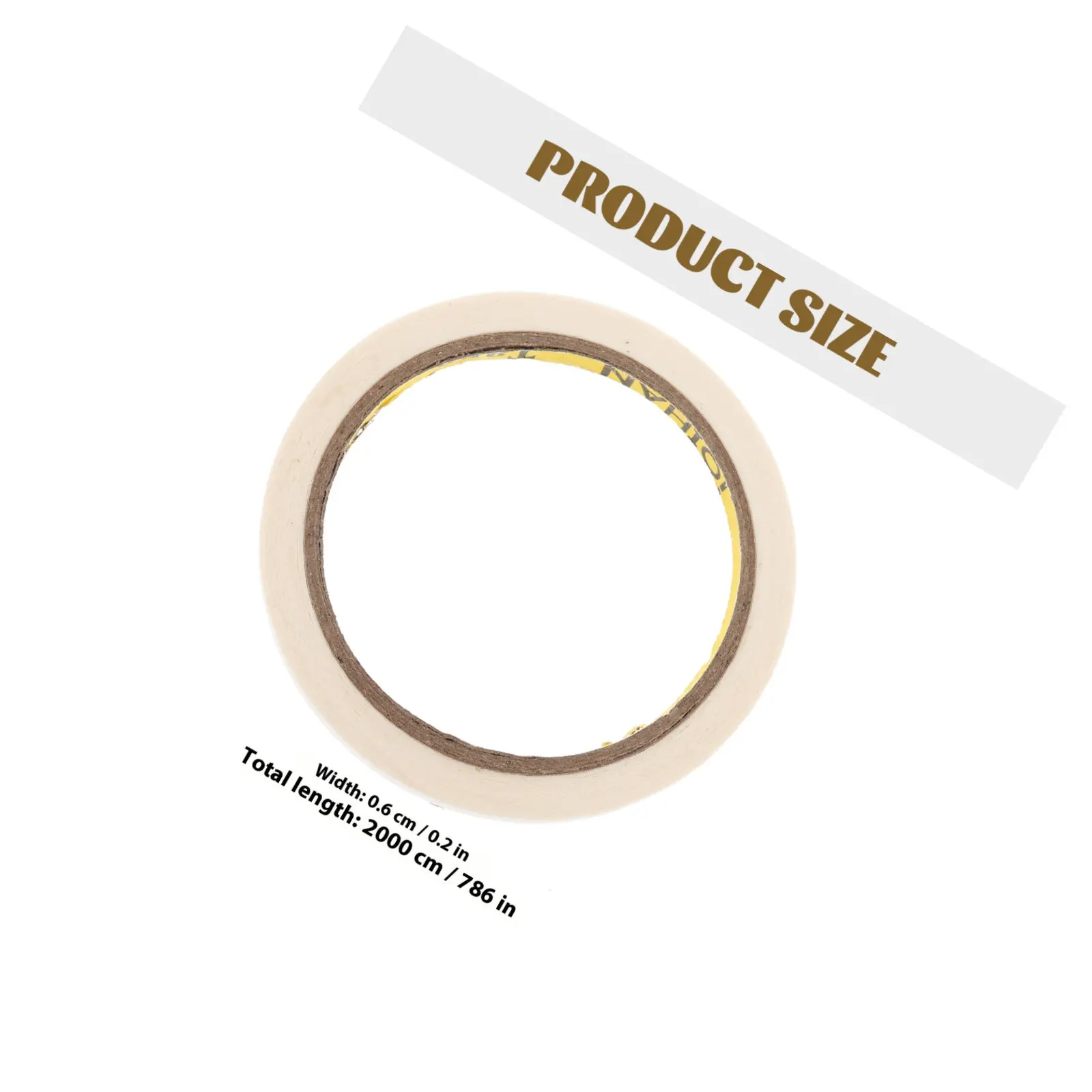 20롤 프리미엄 종이 마스킹 테이프, 페인팅 공예 DIY 아트 프로젝트 표면 보호, 벽, 나무, 유리에 깨끗하게 제거 가능