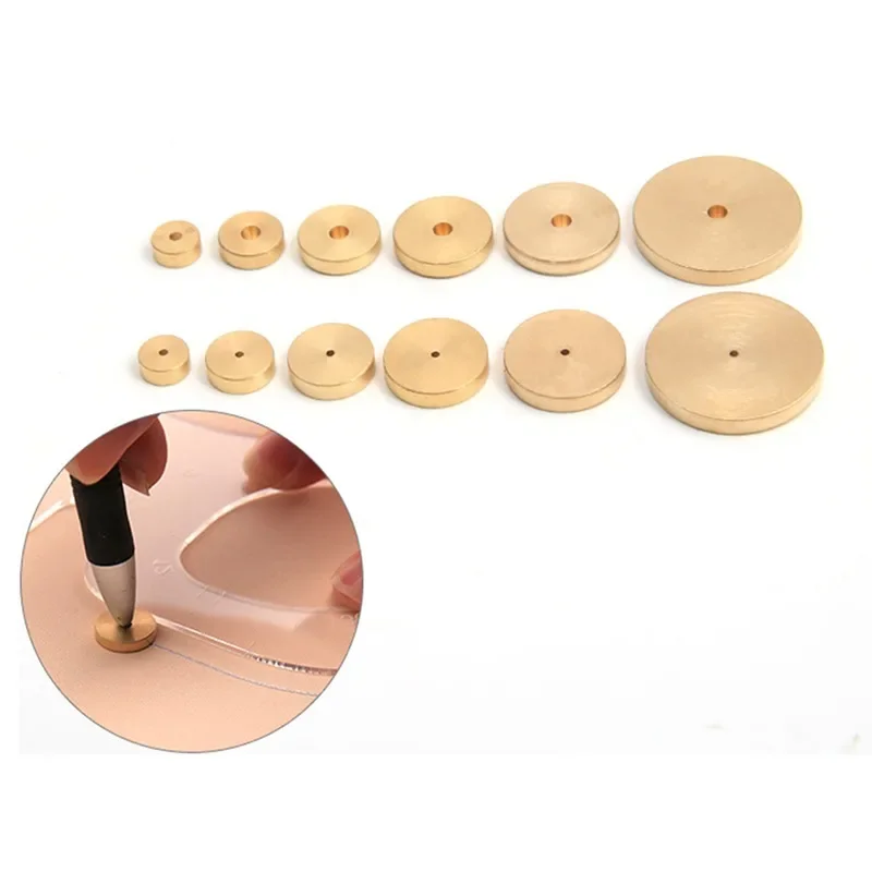 Leather Craft Tool Kit Leather Tools Leather Craft Tools Leather Craft Tool Leather Craft Tools Set Leather Brass Space Set DIY Round Line Marking Hand Craft Tools