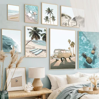 Summer Ocean Wave Canvas Art 1