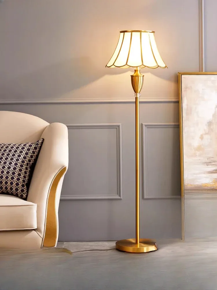

European-Style Floor Lamp Atmospheric Living Room Cozy and Romantic Bedroom Light Study Table Lamp Nordic Lamps