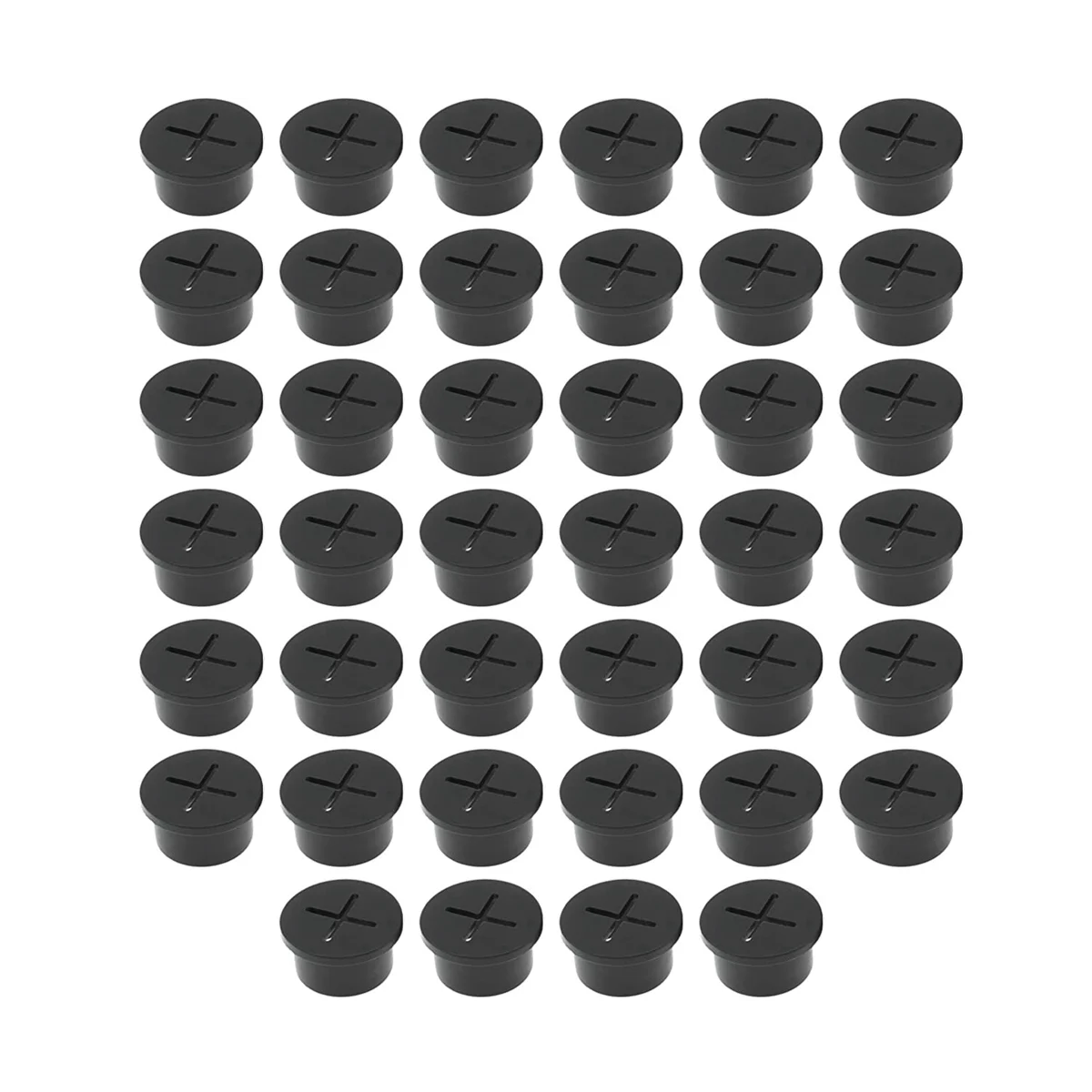 

Резиновая заглушка, Черная мягкая силиконовая крышка с отверстием для провода, Пылезащитная заглушка, уплотнительное кольцо, открытие 25 мм, крышка с отверстием для рабочего стола