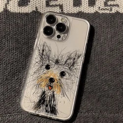 Cute Puppy Silicone Phone Case - Durable and Stylish Cover for iPhone 13 Mini (Style 1)