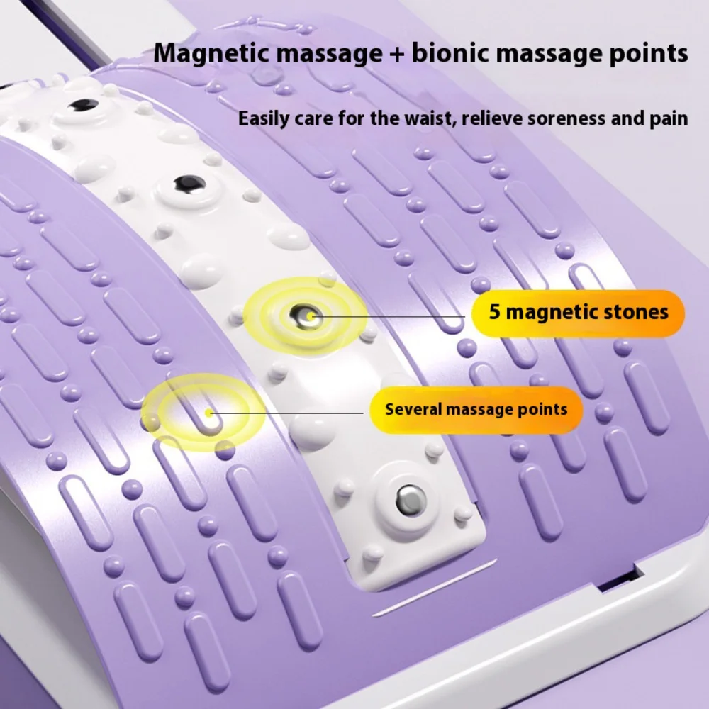 Adjustable Back Massager Airbag Waist Neck Support Massage Lumbar Cervical Muscle Relax Stretcher Posture Massager