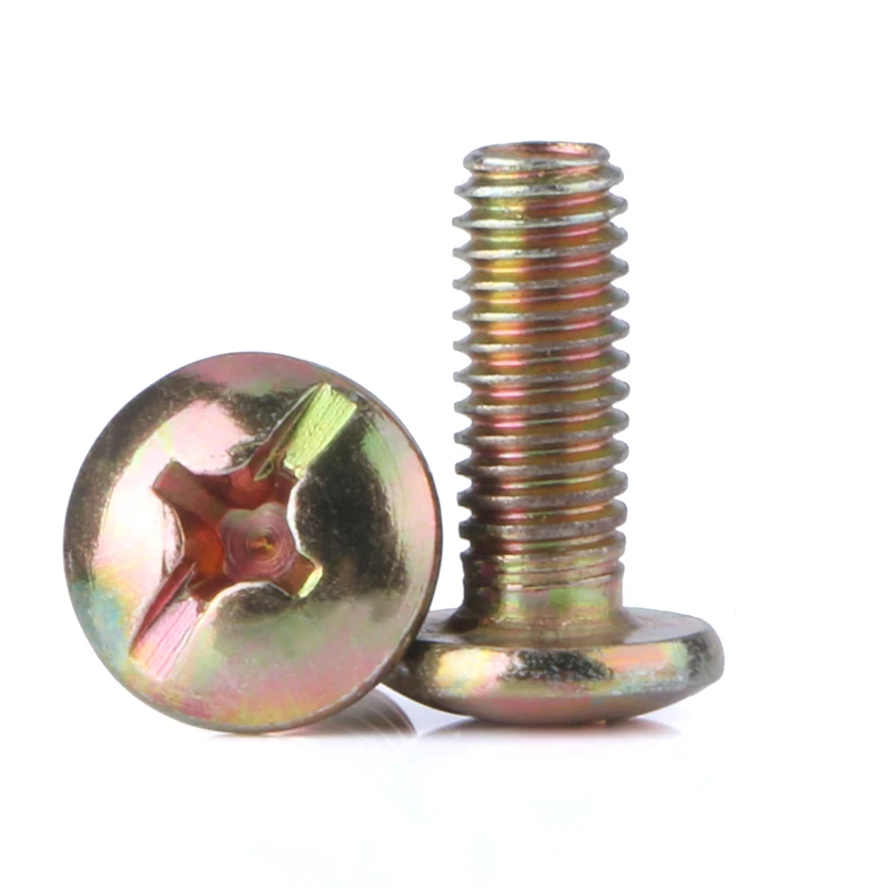 M4 X 12mm Viti A Testa Cilindrica Phillips 25 Pezzi DIN 7985 ISO 7045 Bullioni In - Foto 2