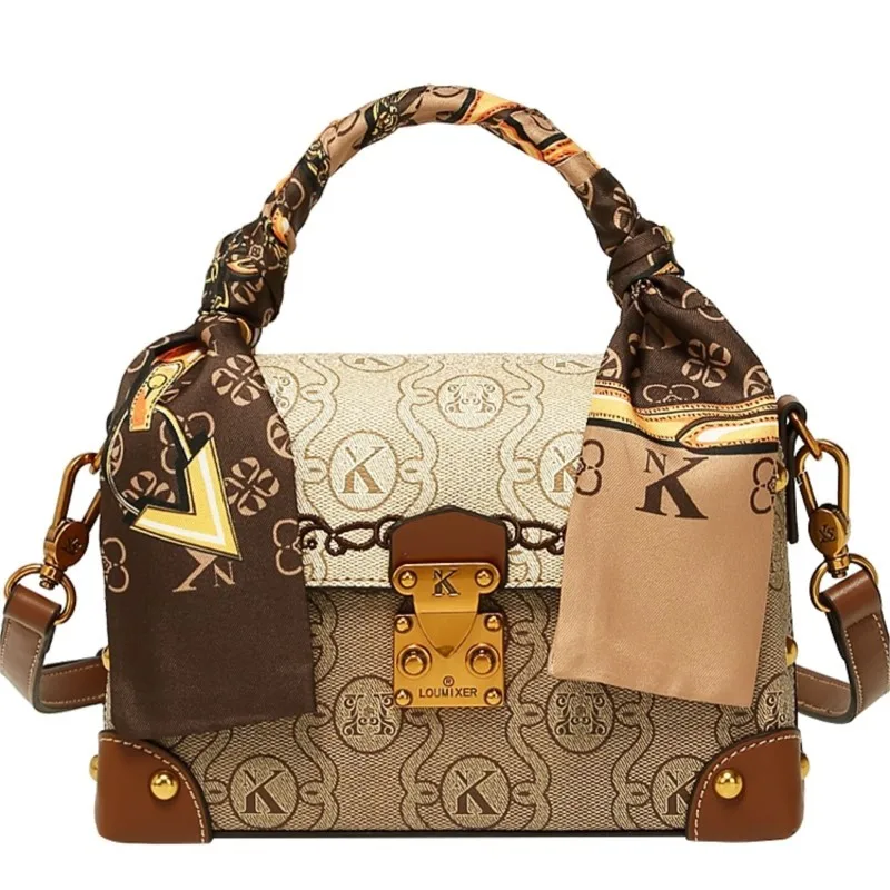 حقيبة يد من الجلد الطبيعي للنساء ، حقيبة كروس عصري...