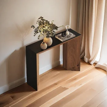 Tavoli consolle Wabi Sabi della metà del secolo Consolle premium retrò di lusso vintage Tavoli consolle semplici e rustici Mobili per interni