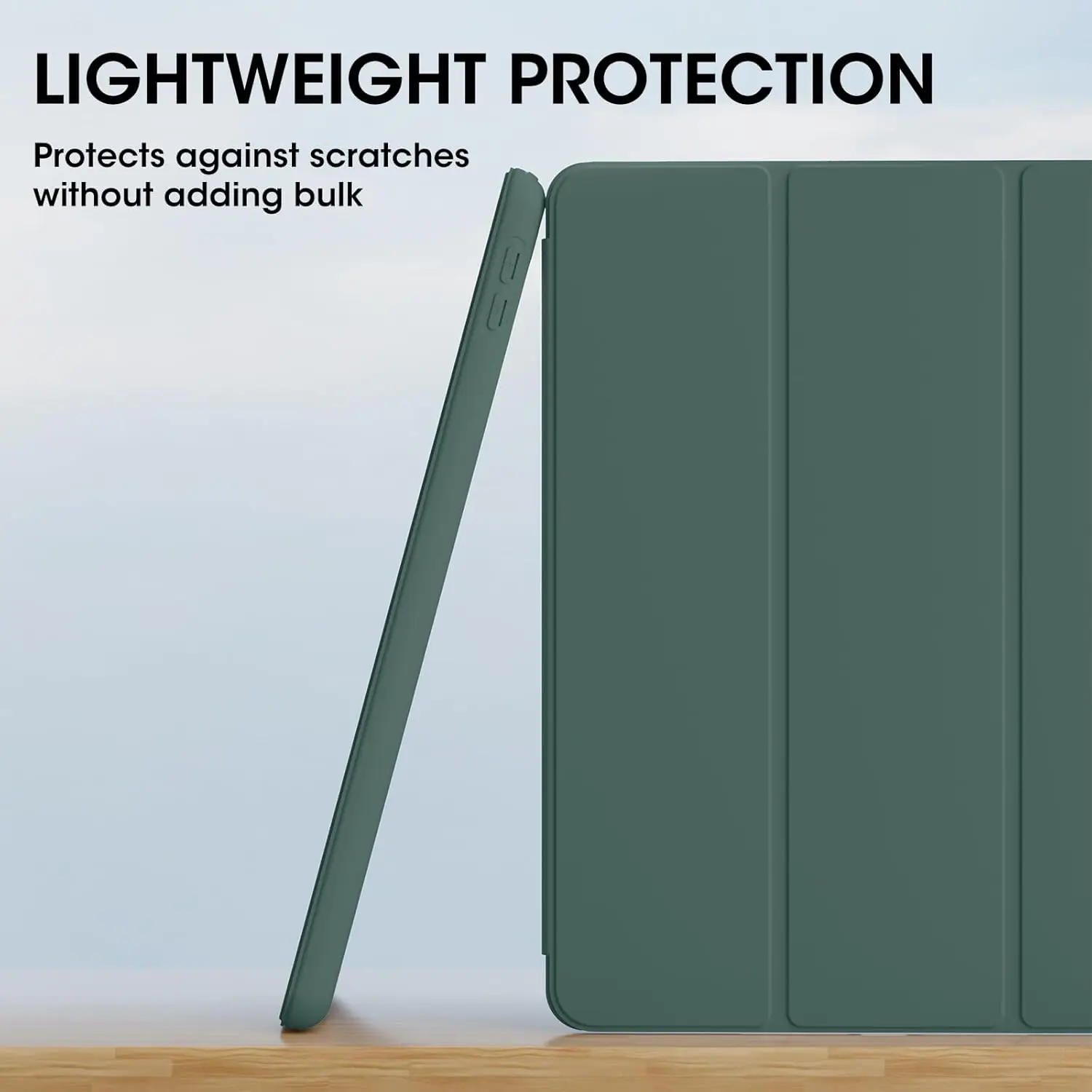 Premium Tri-fold Flip Case with Magnetic Stand and PU Leather Protective Cover