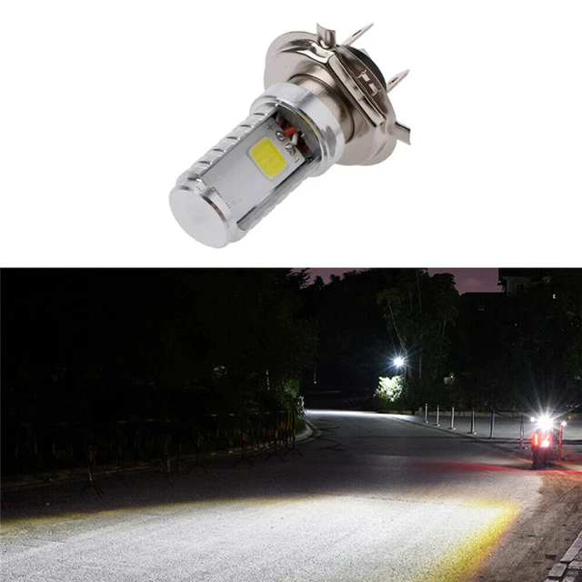 15W H4 Motorcycle Bulb LED Lamp Hi/Lo Beam Headlight Front Light For Honda  Kawasaki - AliExpress